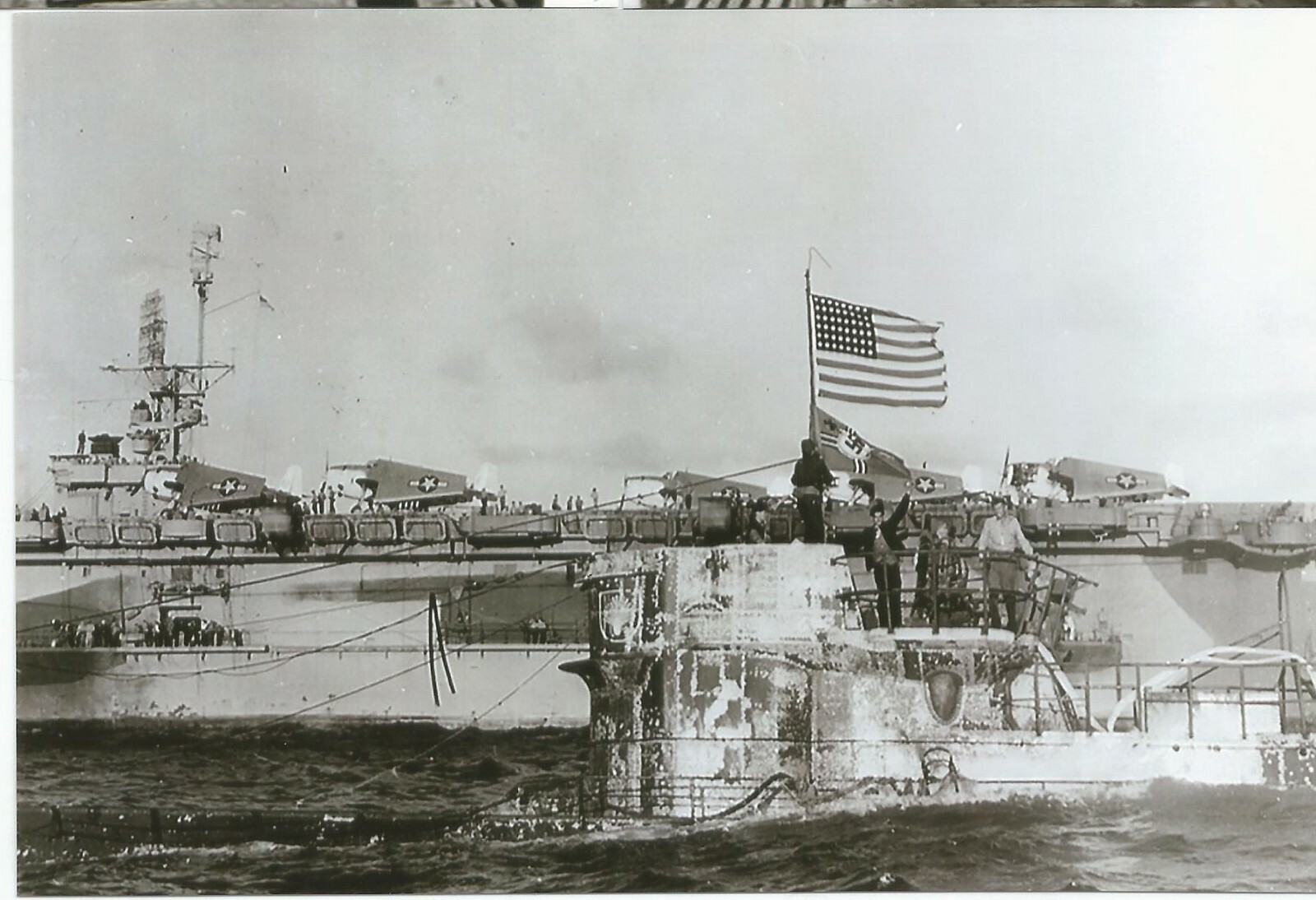 WW II Usa Photo -- ** Captured German Submarine U-505 ** ... WW II Usa Photo -- ** Captured German Submarine U-505 ** ...