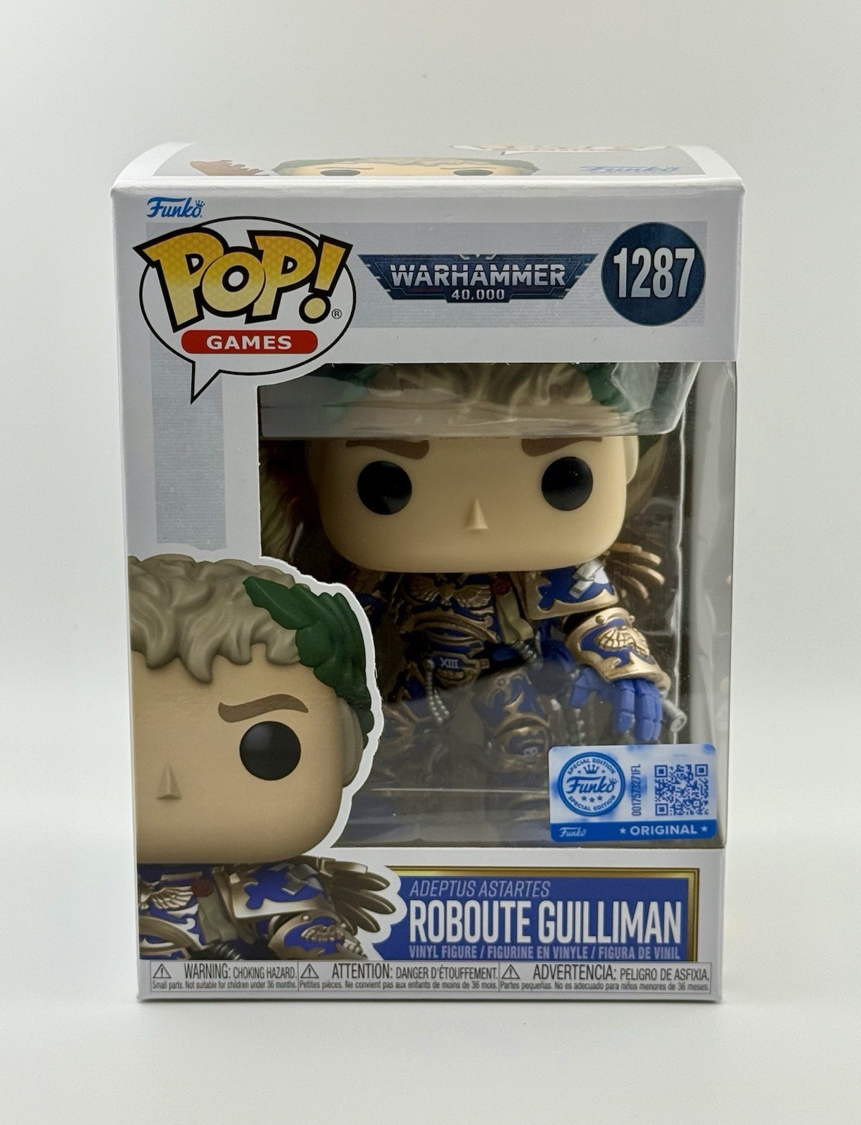 Funko Pop Games Warhammer 40,000 Roboute Guilliman #1287 Funko Exclusive Funko Pop Games Warhammer 40,000 Roboute Guilliman #1287 Funko Exclusive
