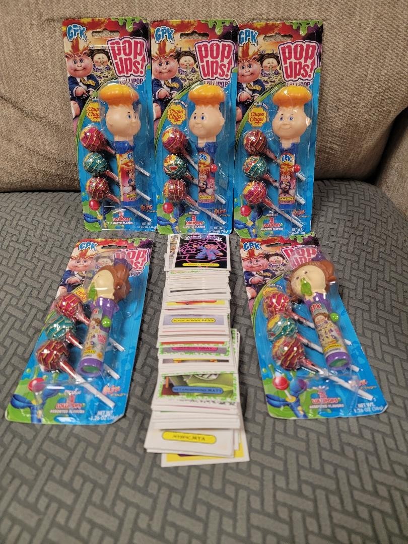 Garbage Pail Kids Pop Up Lollipops Adam(3)-Lindsay(2) Sealed 136/200 Cards