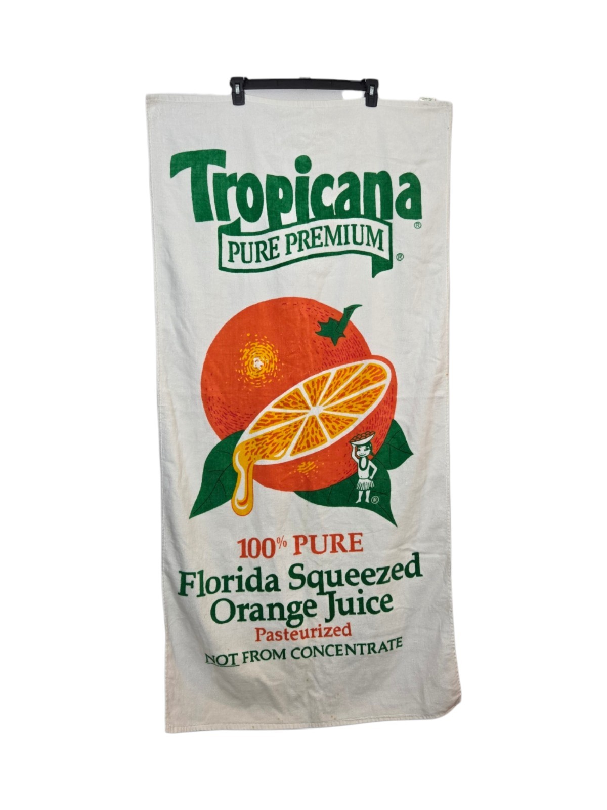 Vintage Tropicana Orange Juice Beach Towel 28\