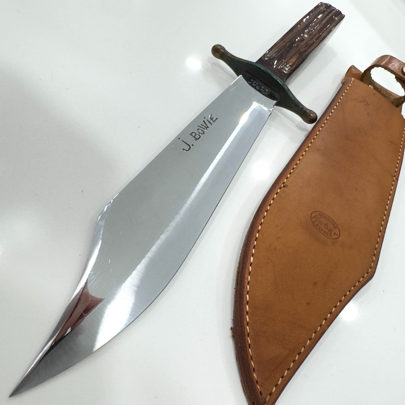 Vintage J Bowie Ka-bar 1210 8.5