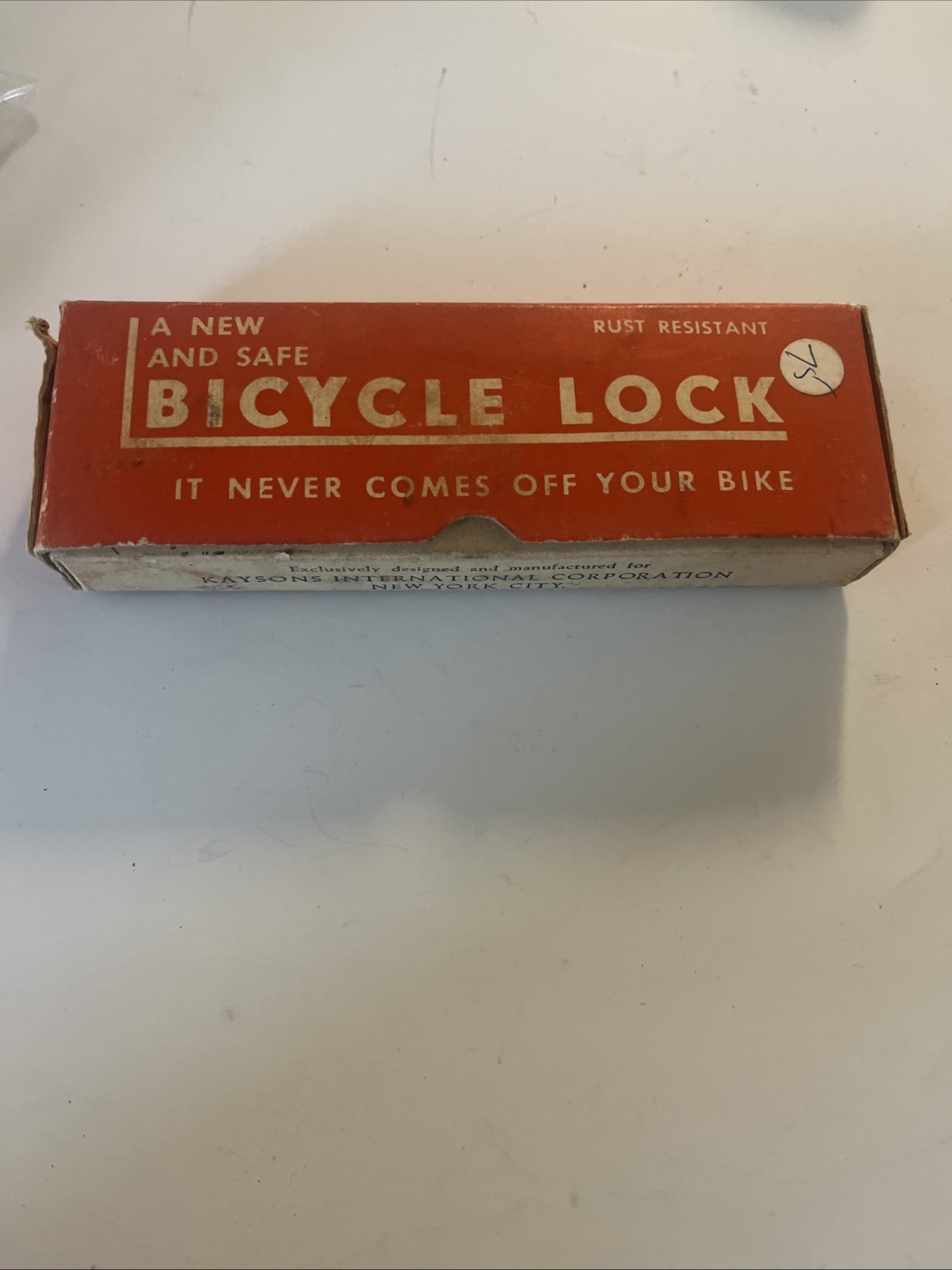 Vintage Old Lockay Western Germany Bicycle Bike Padlock Lock With Key Box Rare Vintage Old Lockay Western Germany Bicycle Bike Padlock Lock With Key Box Rare