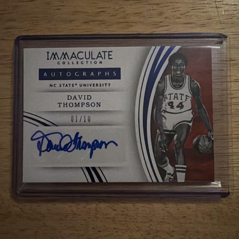 David Thompson Immaculate Sandwiches Connect Car /10