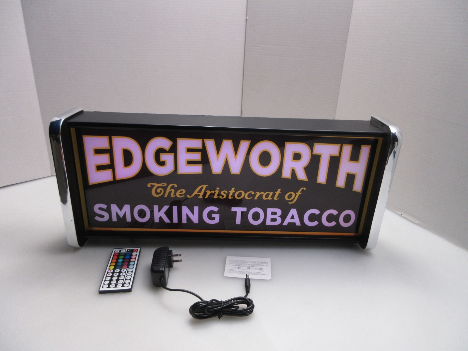 Edgeworth Smoking Tobacco LED Display lighted sign lightbox Wall hanging Light Edgeworth Smoking Tobacco LED Display lighted sign lightbox Wall hanging Light
