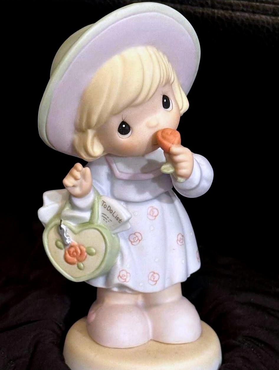 Precious Moments \'Take Time To Smell The Roses\' Figurine
