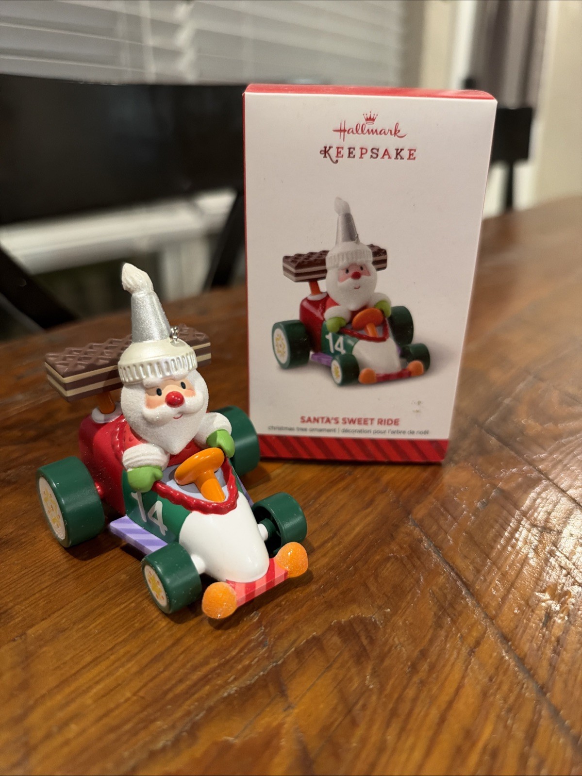 2014 Hallmark Keepsake Christmas Ornament Santa\'s Sweet Ride 8th in Series