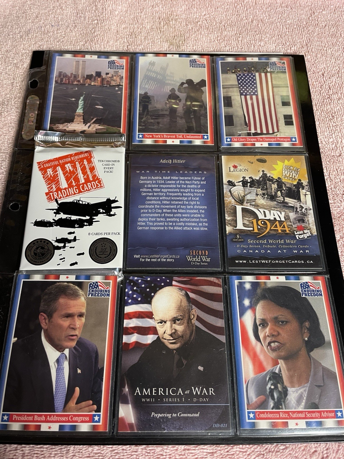 1994 Cards WW 11/canada At War/ Enduring Freedom Cards