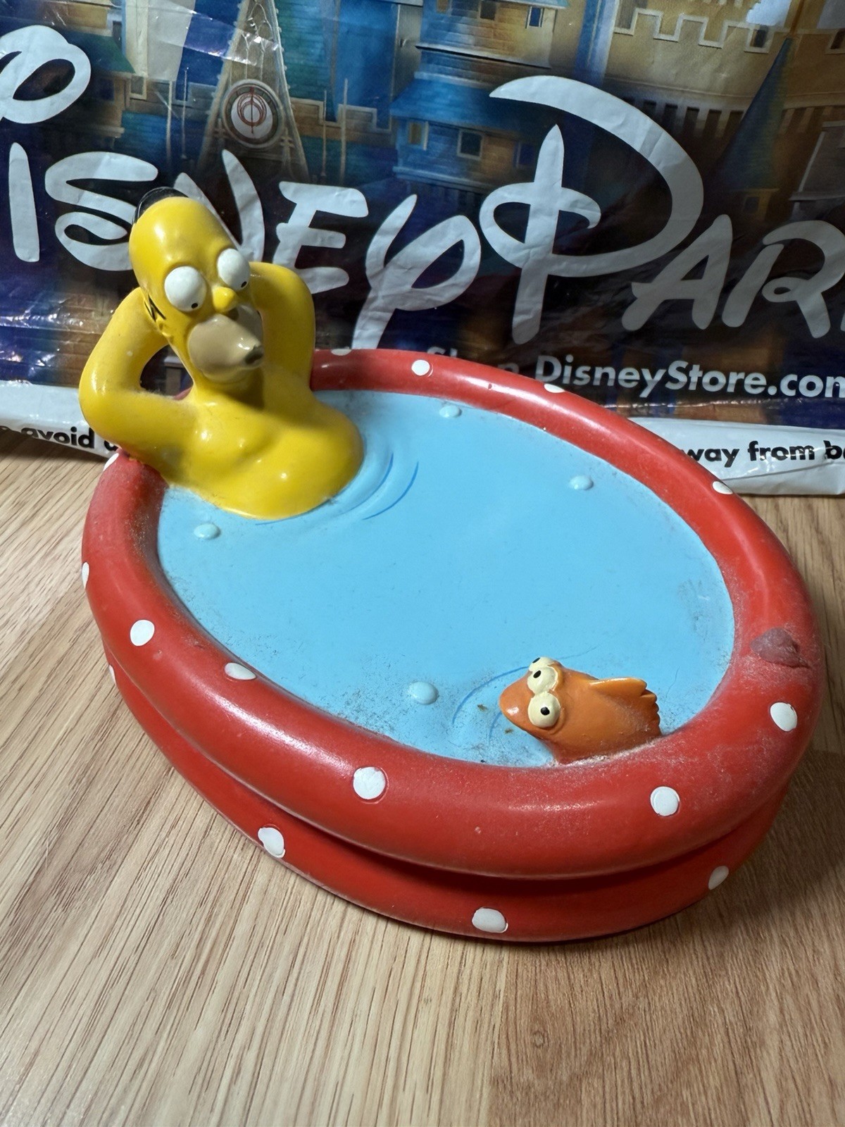 VTG The Simpsons Homer Simpson Inflatable Pool Soap Dish Figurine