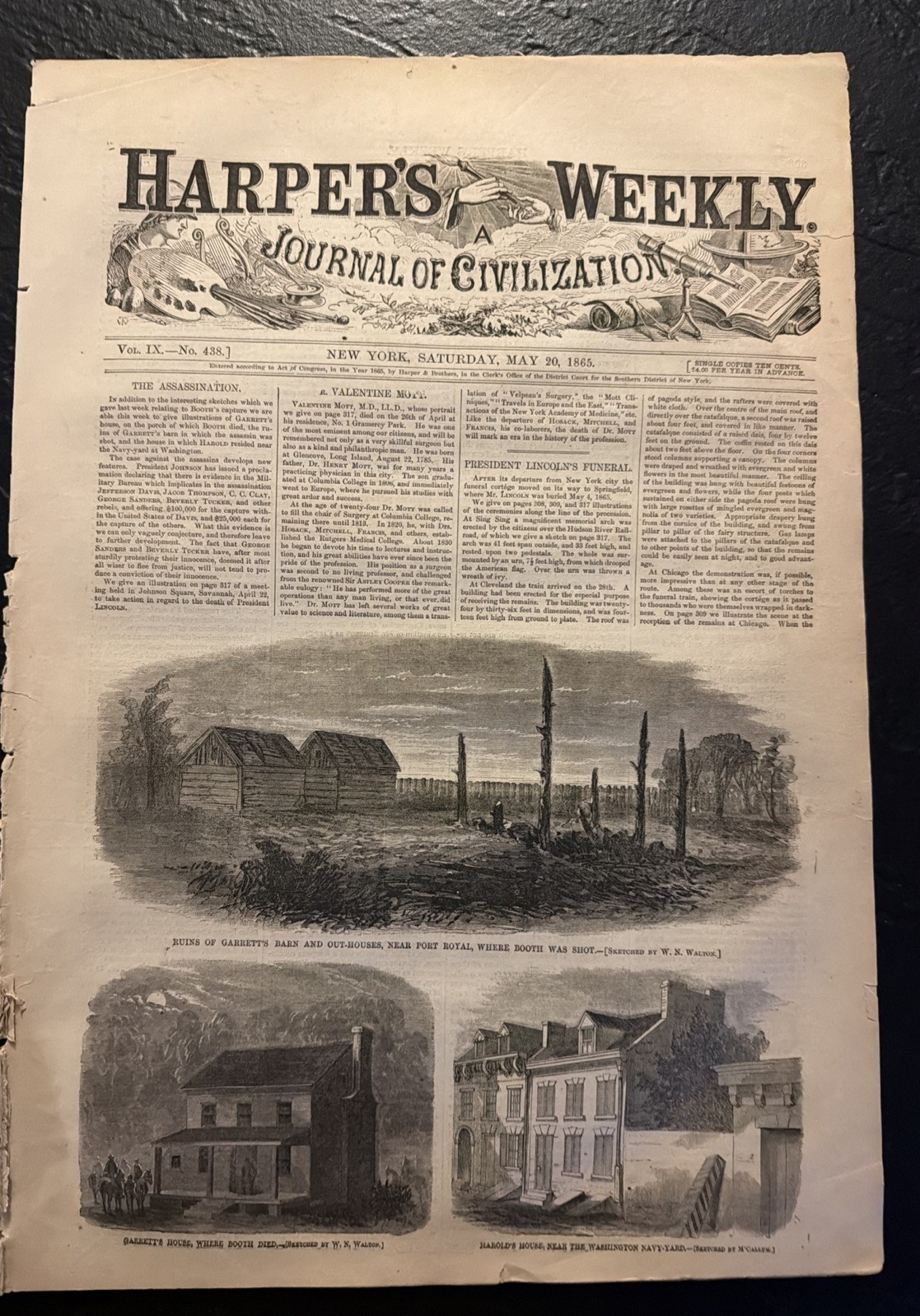 Harper’s Weekly New York May 20, 1865. Lincoln’s Funeral, Lee’s Surrender. Harper’s Weekly New York May 20, 1865. Lincoln’s Funeral, Lee’s Surrender.