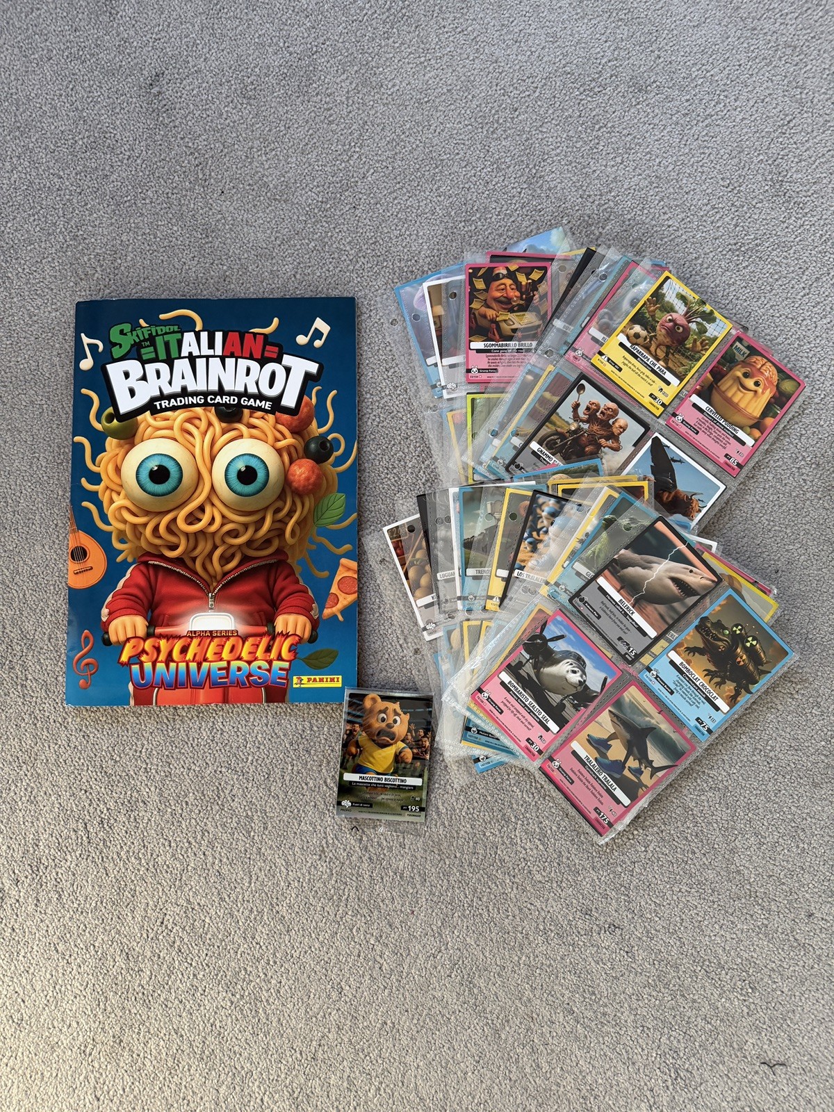2025 Panini Italian Brainrot Card 100% Complete Set 150/150 Psychedelic Universe