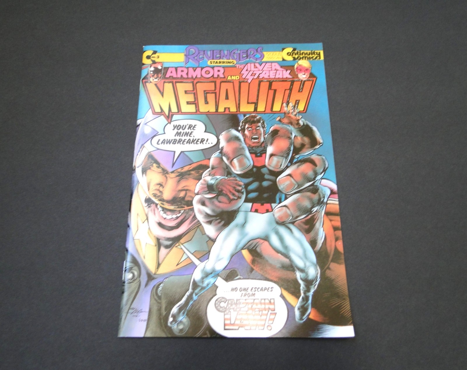 Vintage 1986 The Revengers Comics #3 Vintage 1986 The Revengers Comics #3