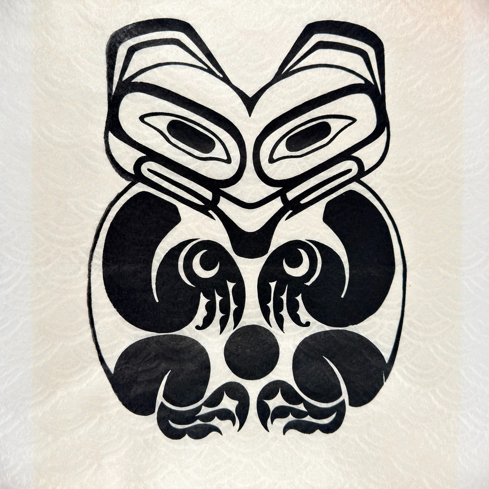 3 vintage Alaska Northwest Coast–style formline print 3 vintage Alaska Northwest Coast–style formline print