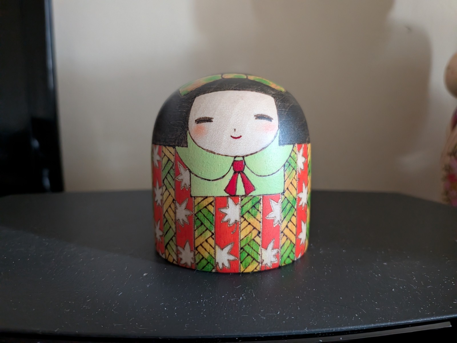 Creative Sosaku Japanese Kokeshi Brand New w/ Box by Chiya Tomidokoro 3.25 Creative Sosaku Japanese Kokeshi Brand New w/ Box by Chiya Tomidokoro 3.25
