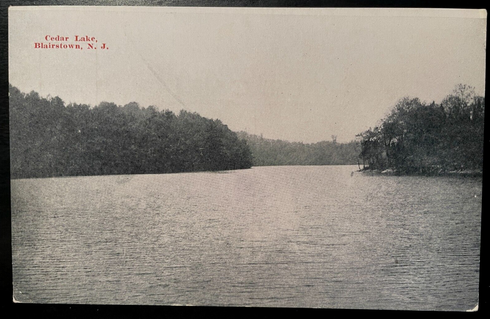 Vintage Postcard 1907-1915 Cedar lake, Blairstown, New Jersey (NJ) Vintage Postcard 1907-1915 Cedar lake, Blairstown, New Jersey (NJ)