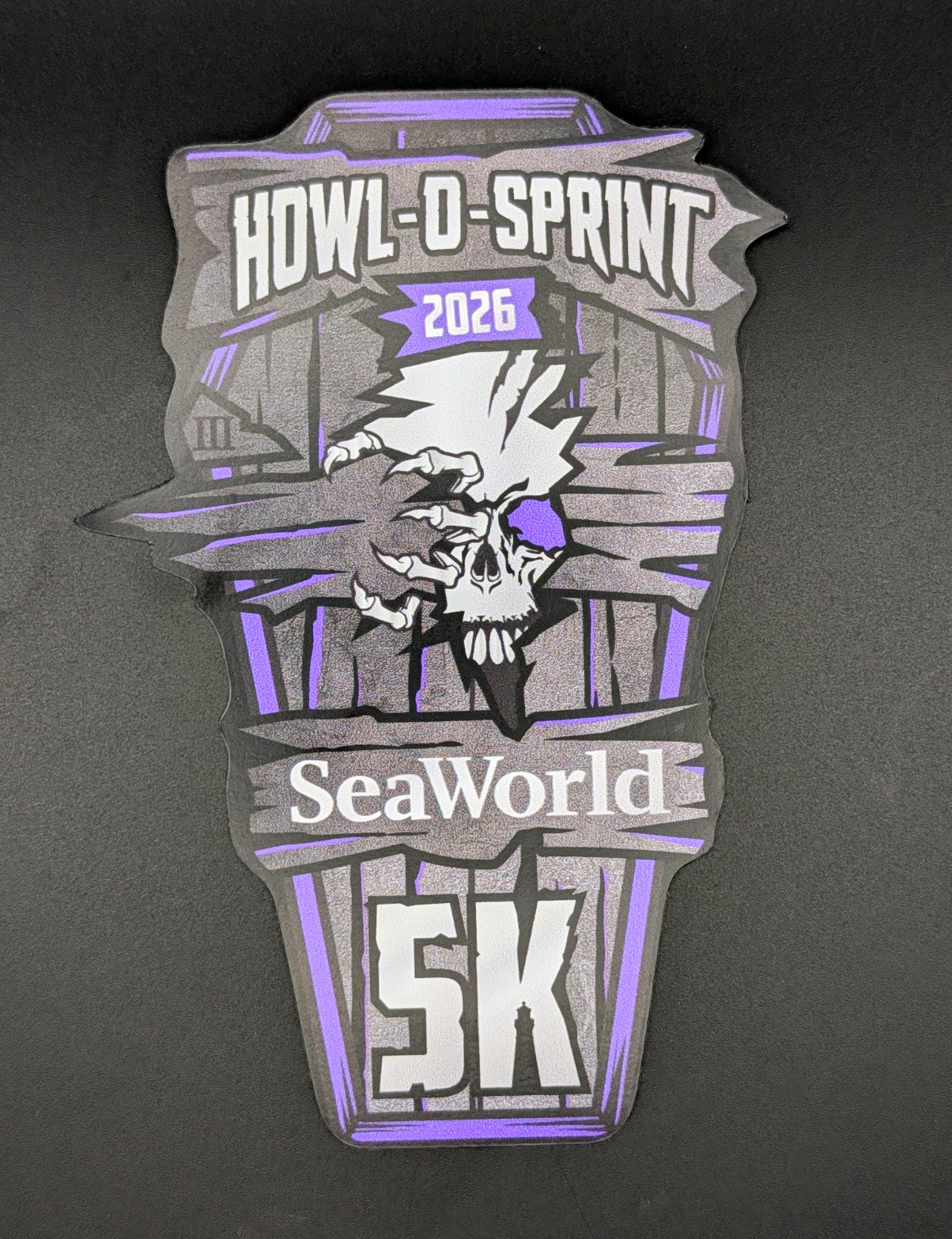 SeaWorld Orlando Howl O Scream 5K Magnet / Decal SeaWorld Orlando Howl O Scream 5K Magnet / Decal
