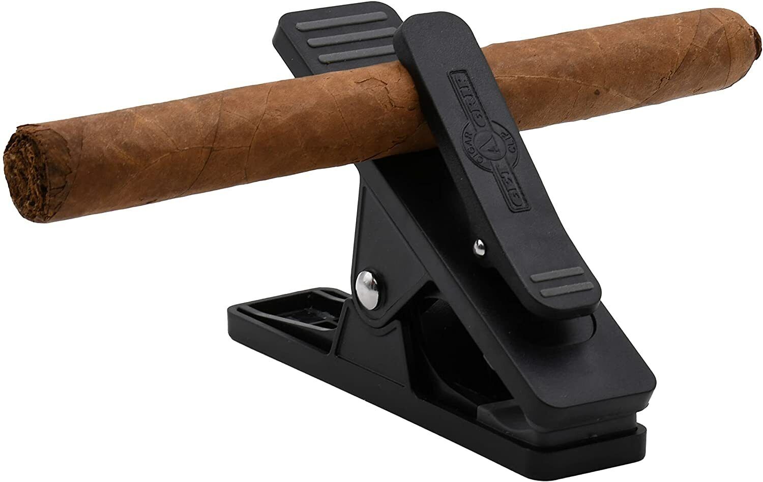 Get A Grip Cigar Clip Attaches Cigars to Golf Carts, Boats, RV's, BBQ Grills
