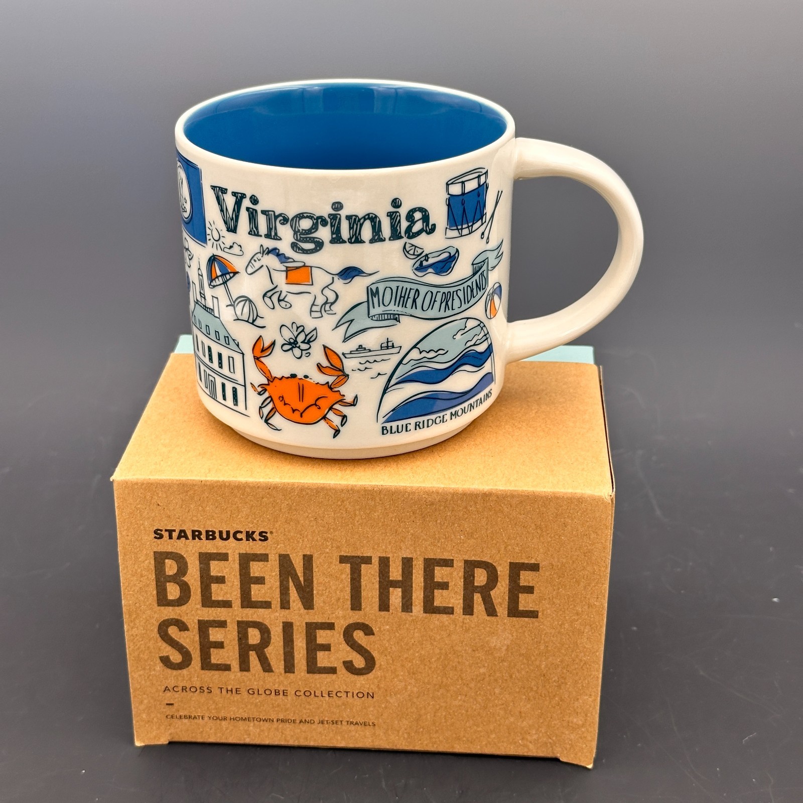 Starbucks Virginia State Been There Series Ceramic Coffee Mug 14oz NEW in Box