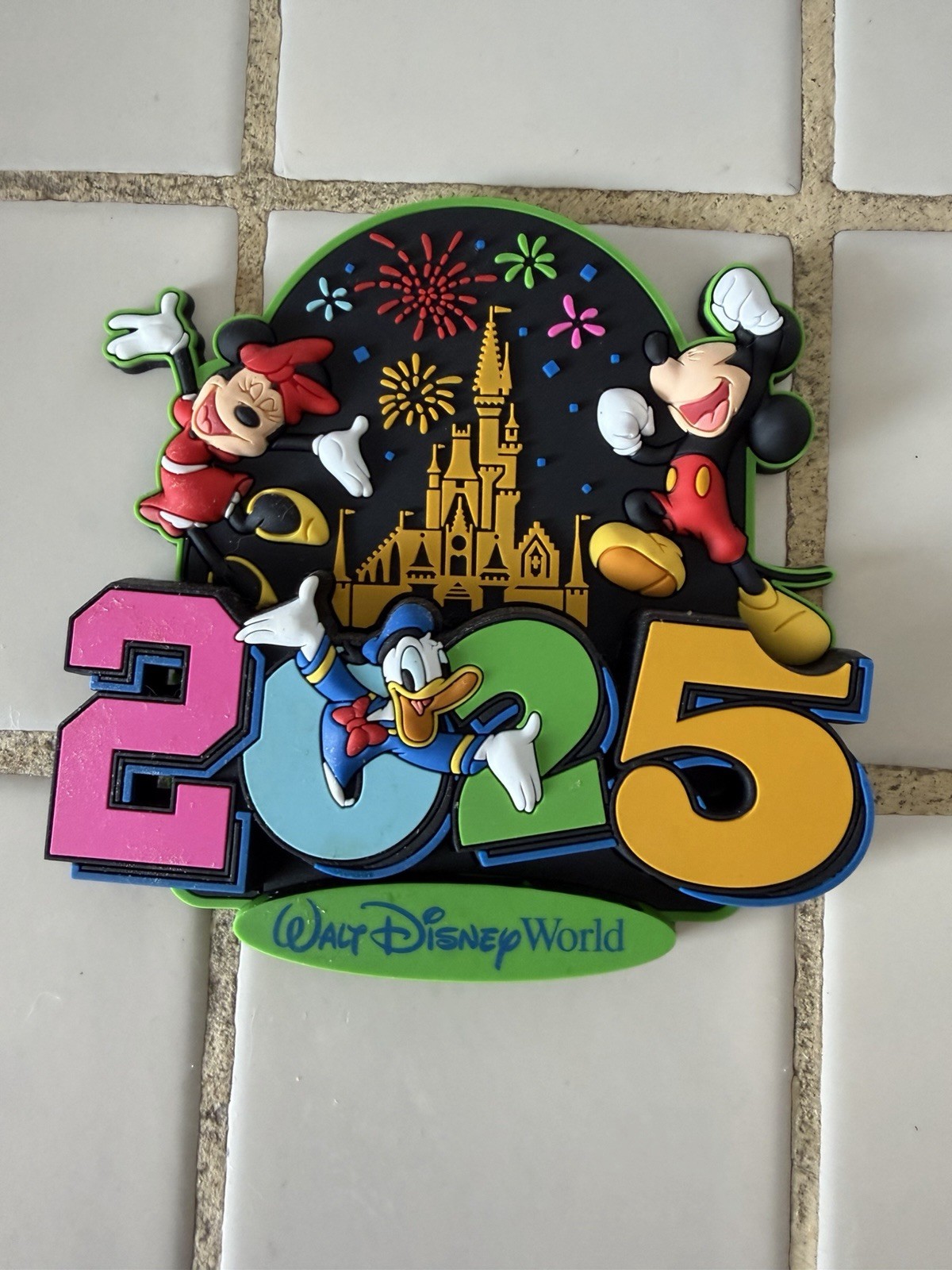 Disney Parks Mickey Mouse 2025  Walt Disney World WDW Fridge Magnet NEW