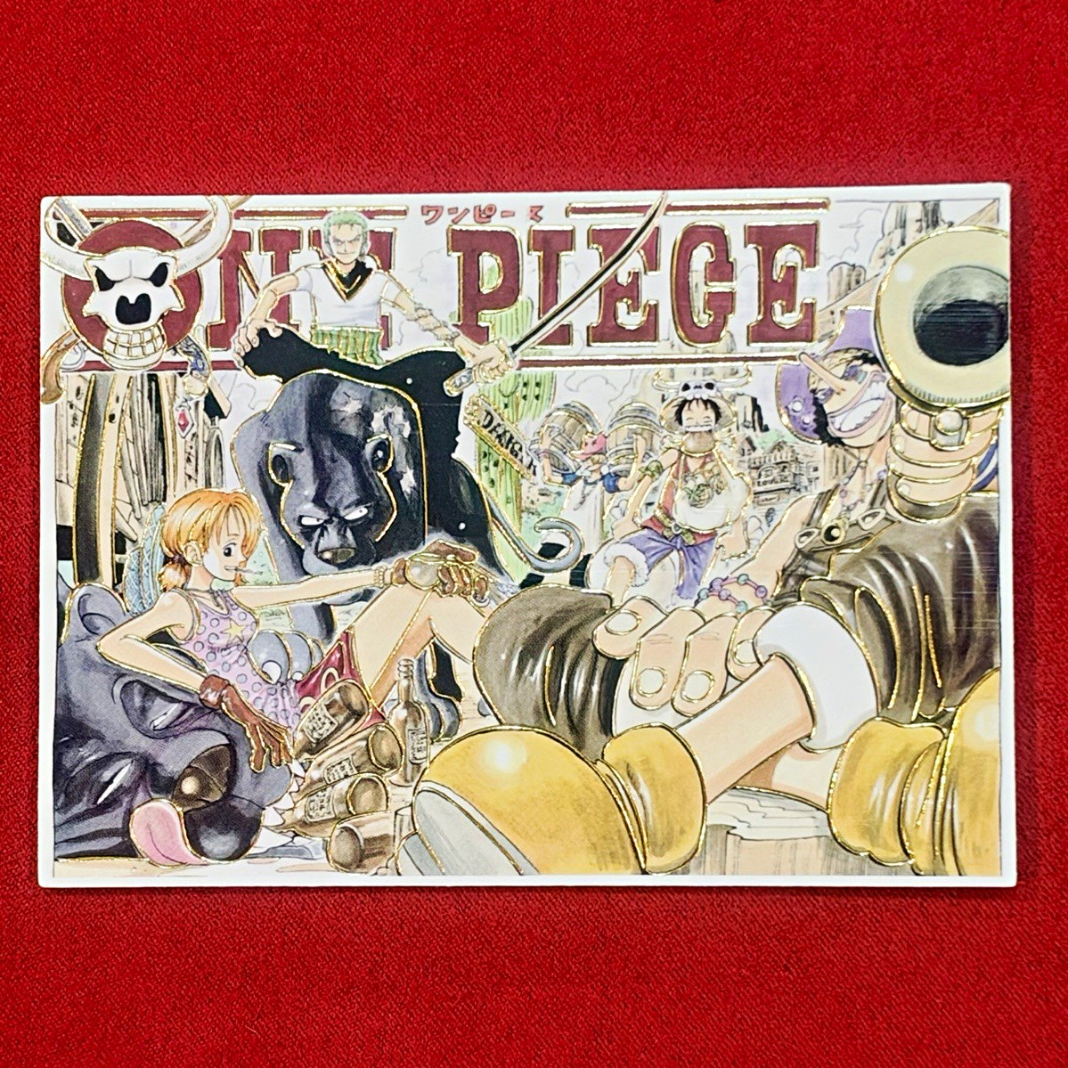 One Piece Trading Card SUPER RARE GOLD ART MANGA Tony Tony Chopper 😍🔥