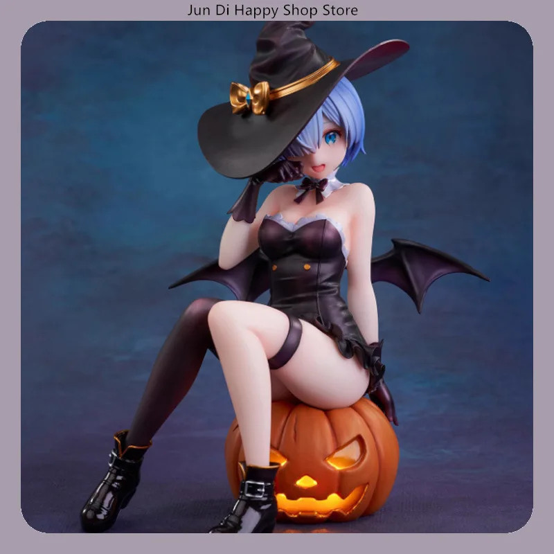 Rem figure Re Zero Halloween Magic Night 18cm PVC anime statue collectible