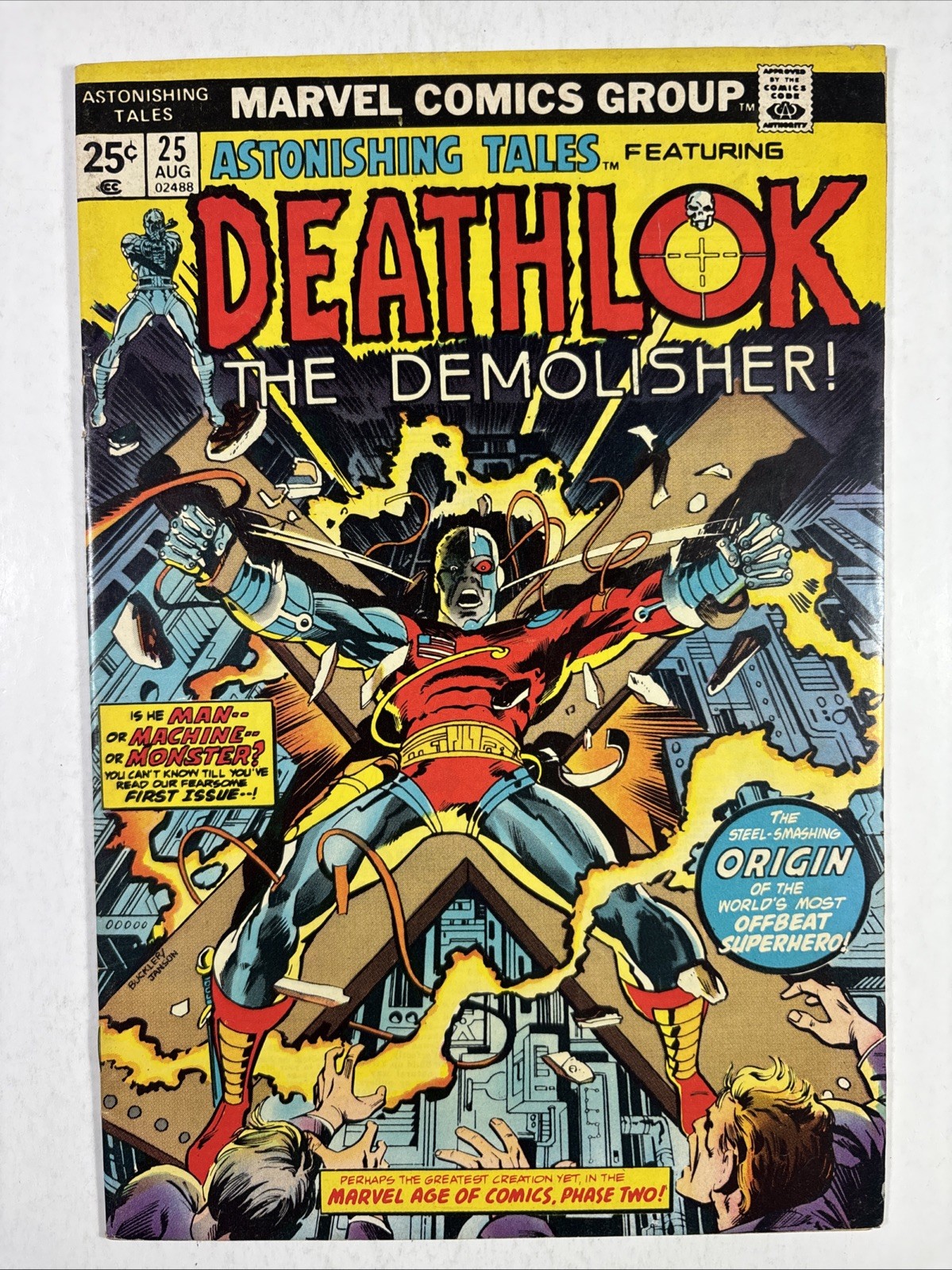 Astonishing Tales #25 - 1st Appearance Deathlok, 1st G. Perez Marvel Art, 1974