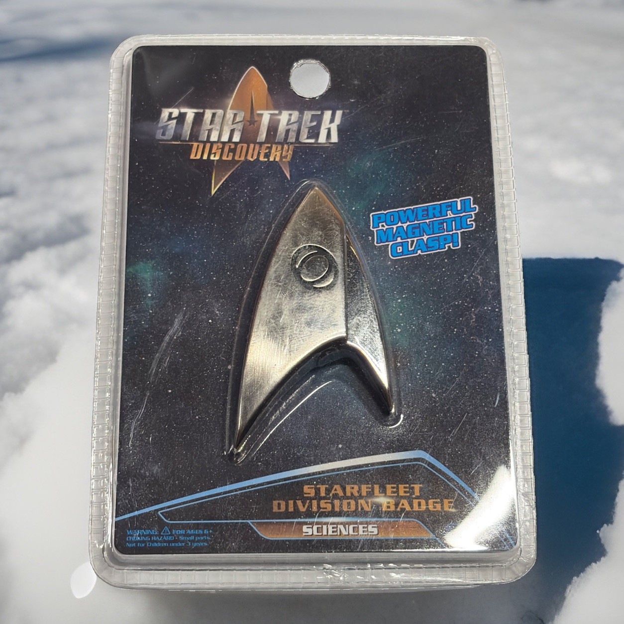 QMx Star Trek Discovery Starfleet Sciences Division Badge Pin New QMx Star Trek Discovery Starfleet Sciences Division Badge Pin New