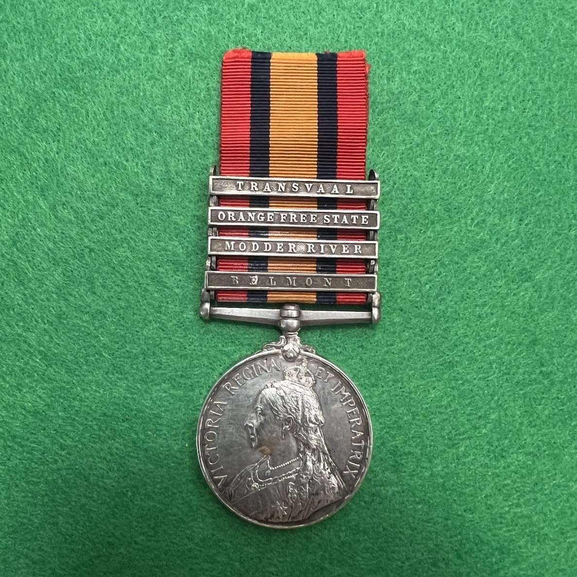 Queen’s South Africa (QSA) Medal | Boer War | early clasps | 5745 Pte A.H Nowell