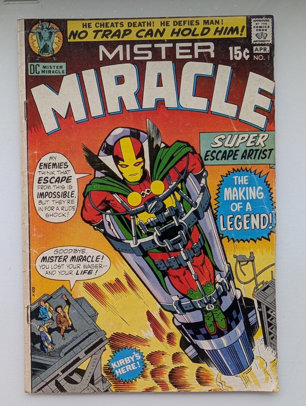Mister Miracle 1 1st Appearance Mister Miracle Key Glossy Mid Grade DC 1971 Mister Miracle 1 1st Appearance Mister Miracle Key Glossy Mid Grade DC 1971