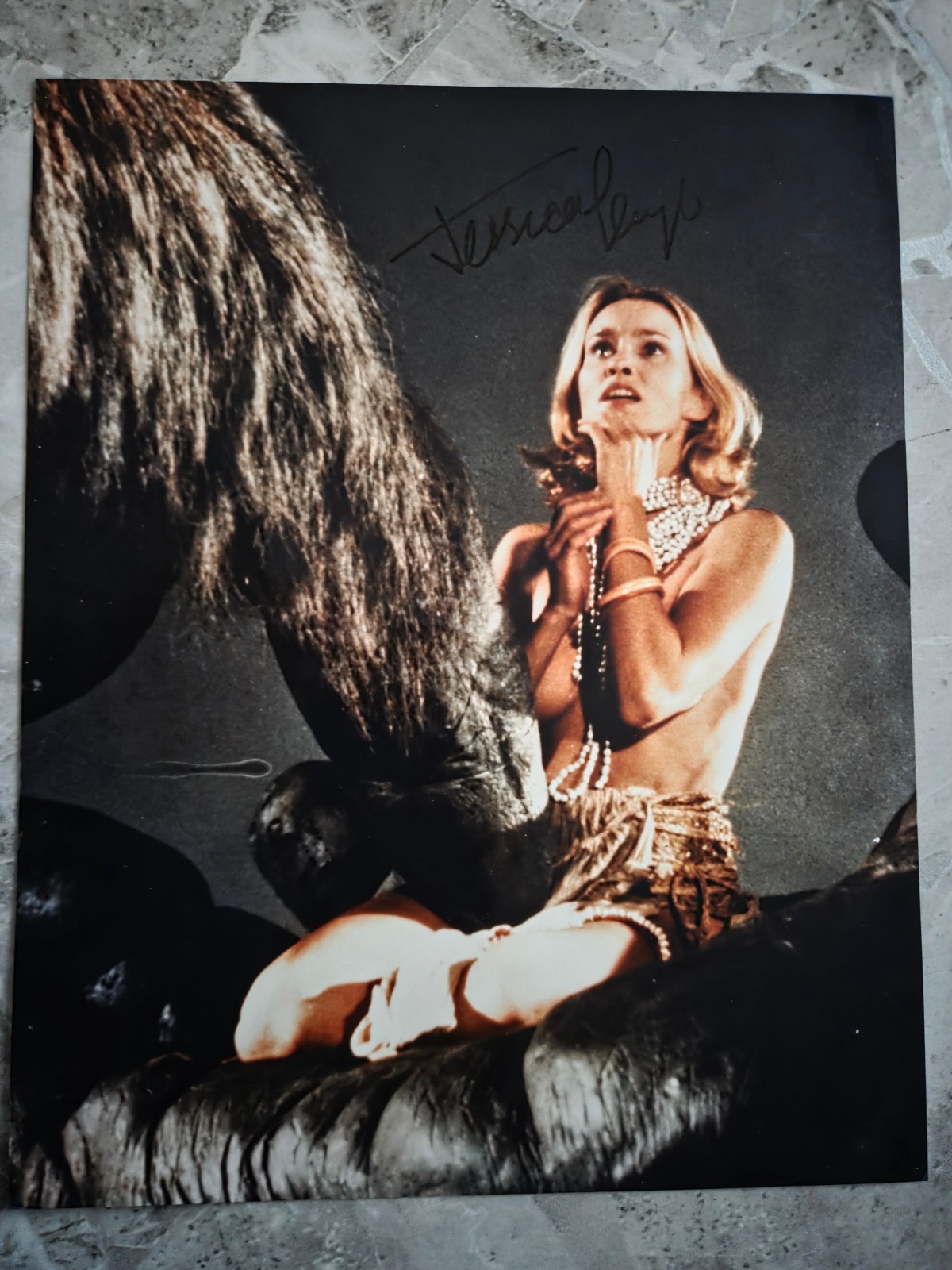 Jessica Lange  Autograph  Hand Signed Colour Photograph 10\