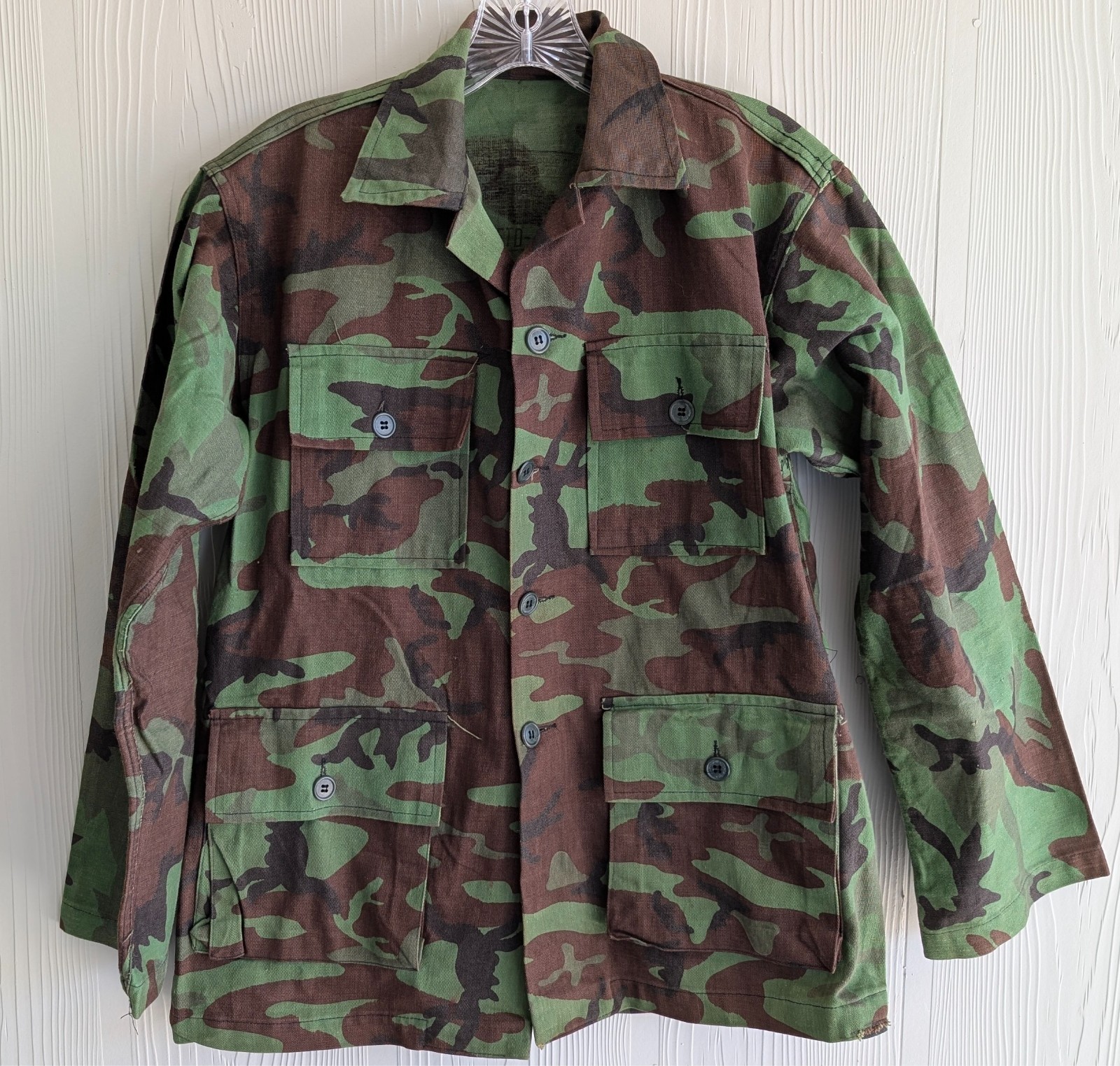 South Vietnam BDQ Camo Shirt Small Ranger QLVNCH ARVN Vietnam War 1975 Late