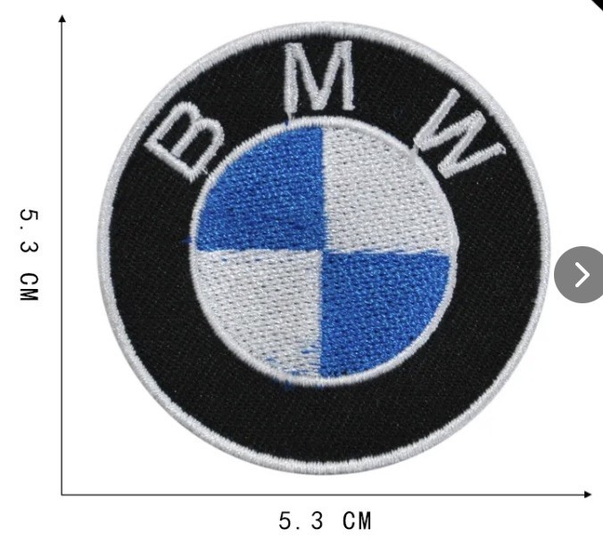 BMW OFFICIAL BADGE EMBLEM LOGO 2.5” PATCH EMBROIDERED IRON ON NEW