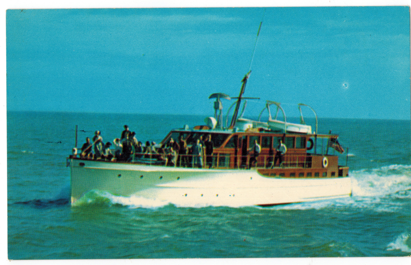 Unused Postcard Alabama State Docks Yacht Alice Mobile AL Plastichrome Vintage Unused Postcard Alabama State Docks Yacht Alice Mobile AL Plastichrome Vintage