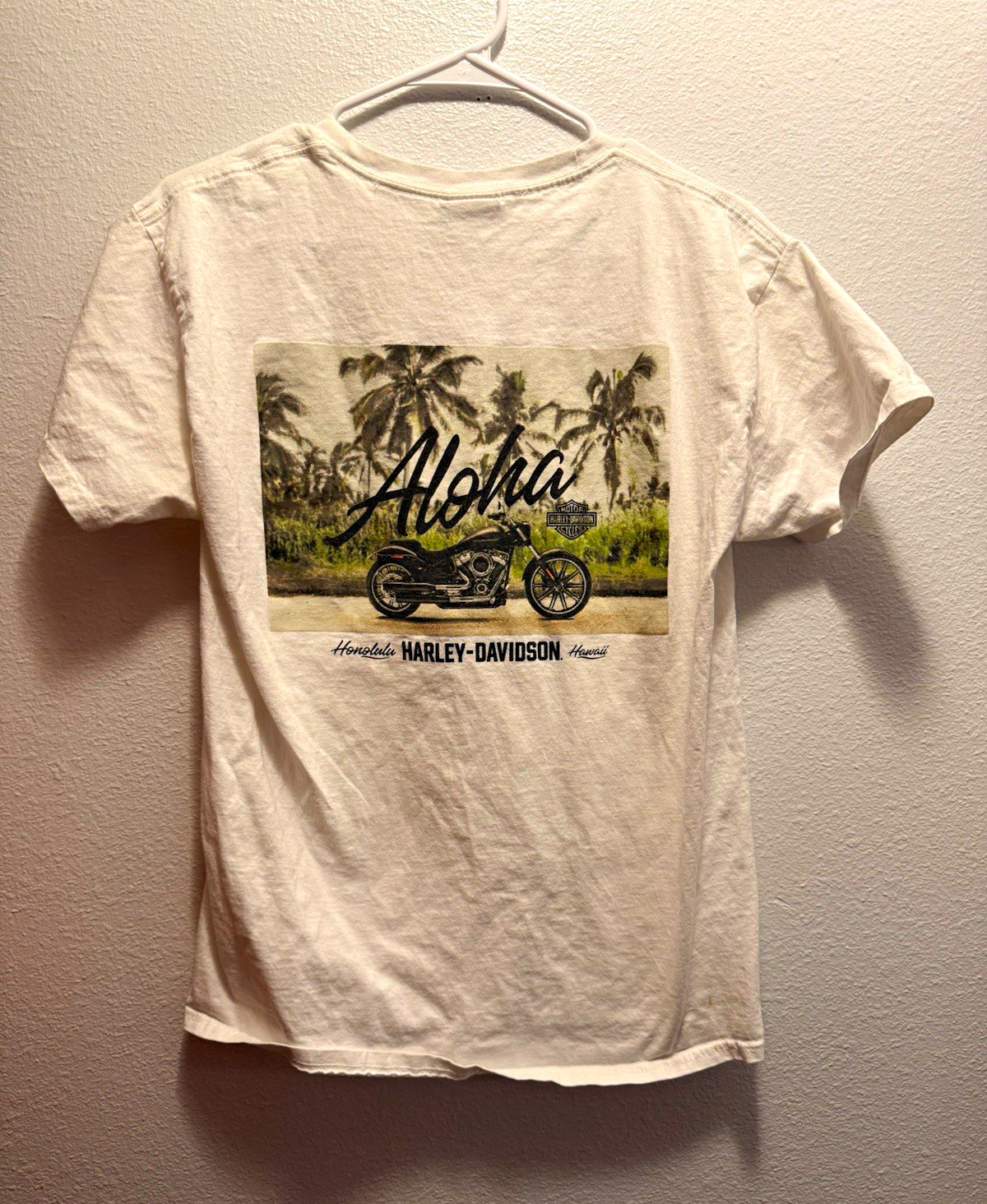 Harley-Davidson Honolulu Hawaii Aloha Graphic T-Shirt Size M