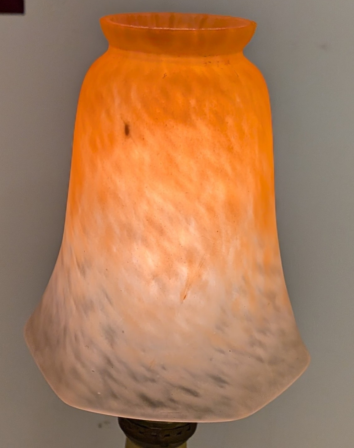 Antique Charles Schneider Art Glass Shade or Pendant Light 2.25in fitter