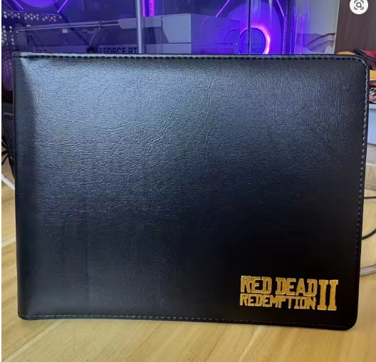 RDR2 144Pcs Cigarette Card Set | Leather Pouch | HD Game Replica Collectible