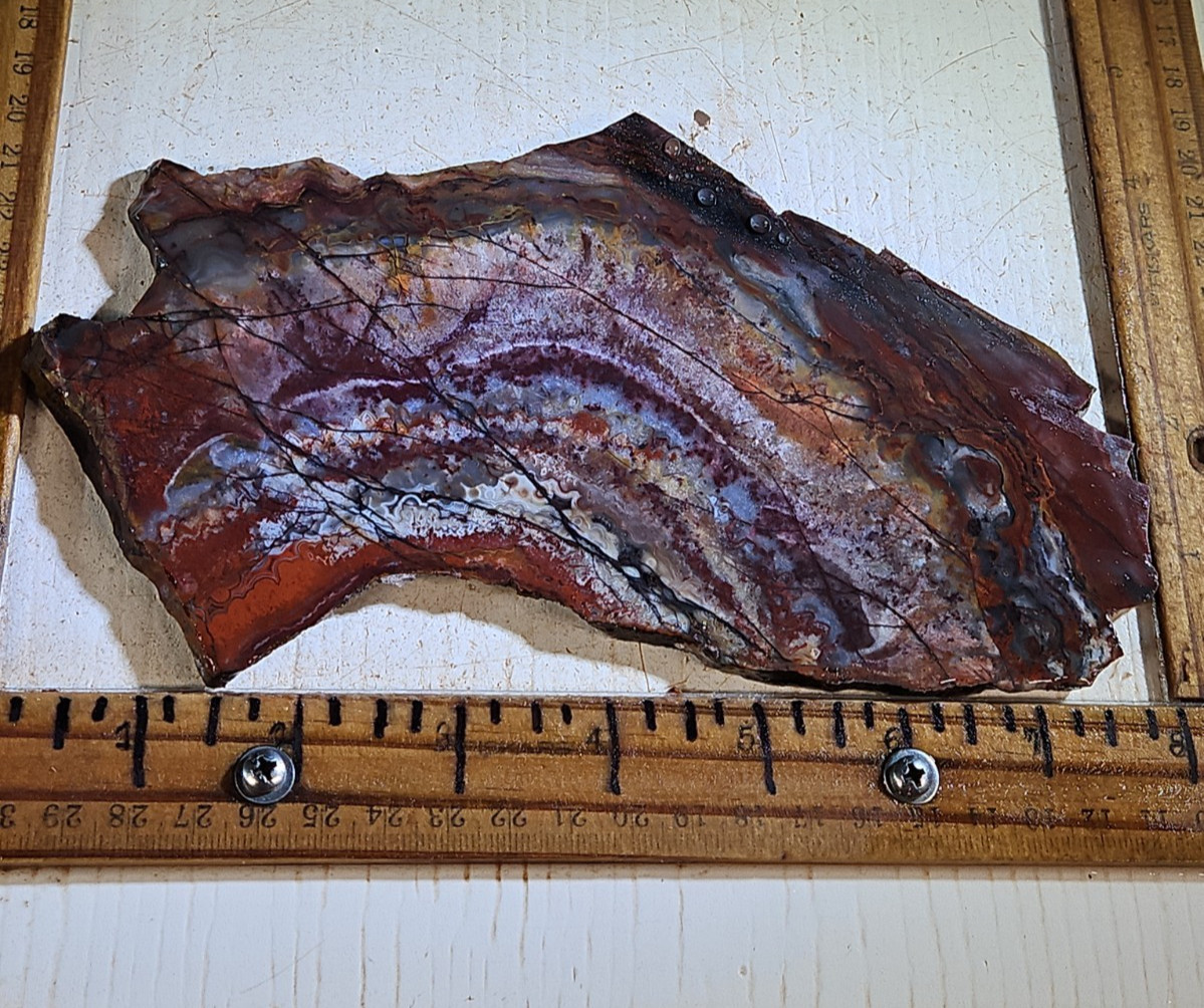 Sarape Jasper slab, Mexico. Awesome pattern. 8