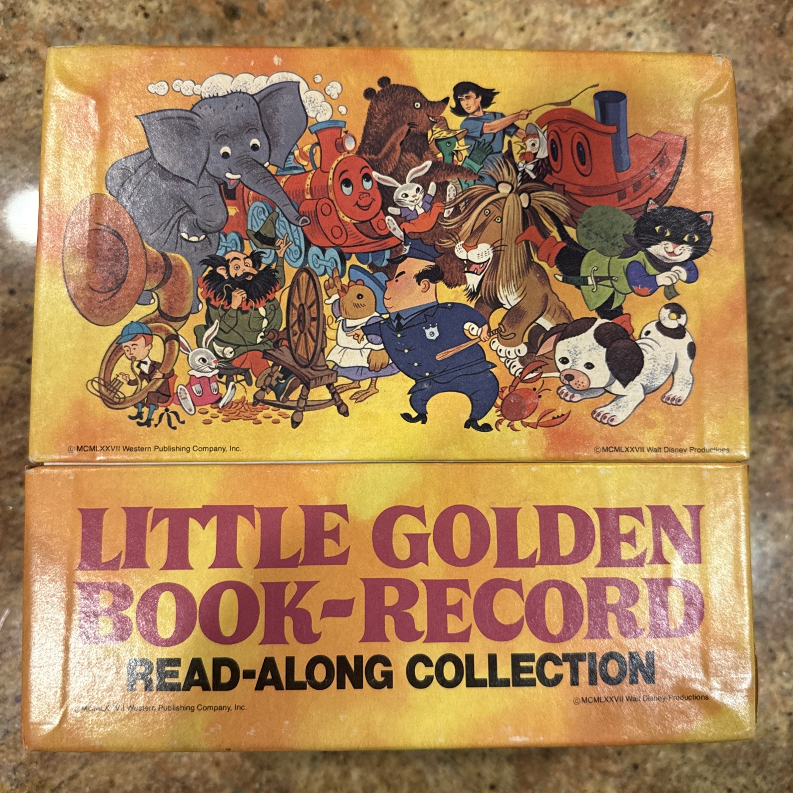 Little Golden Book & Record Read Along Collection 1976 Disneyland Record Vintage
