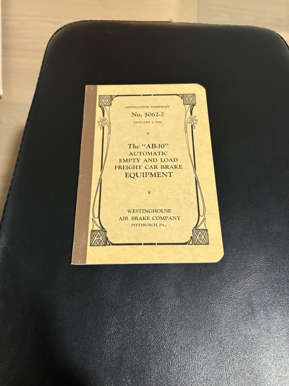 Instruction Pamphlet no 5062 Oct 1936 The \ Instruction Pamphlet no 5062 Oct 1936 The \