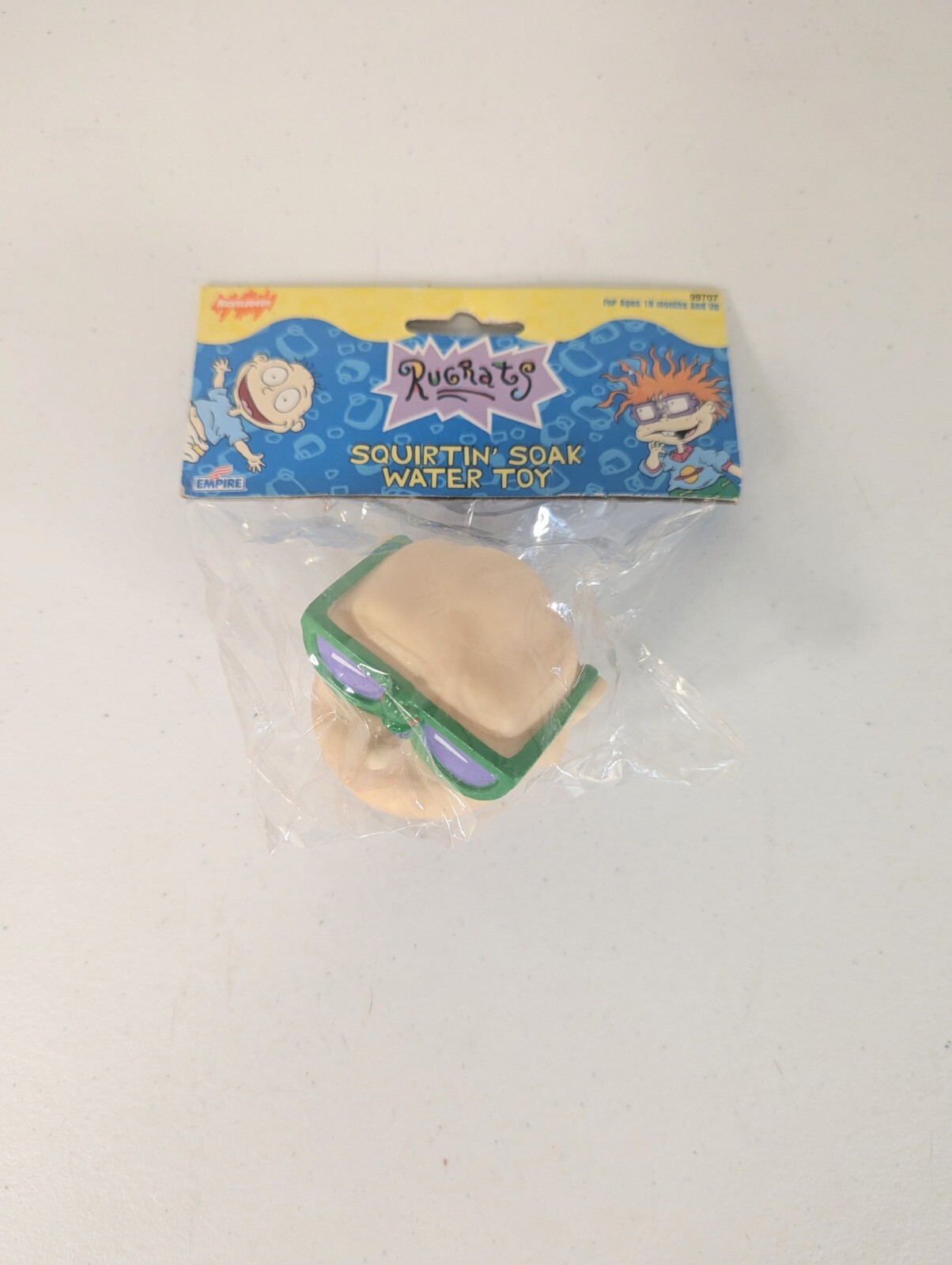 Vintage 1998 Empire Rugrats Squirtin' Soak Water Toy Tommy Pickles NEW Sealed
