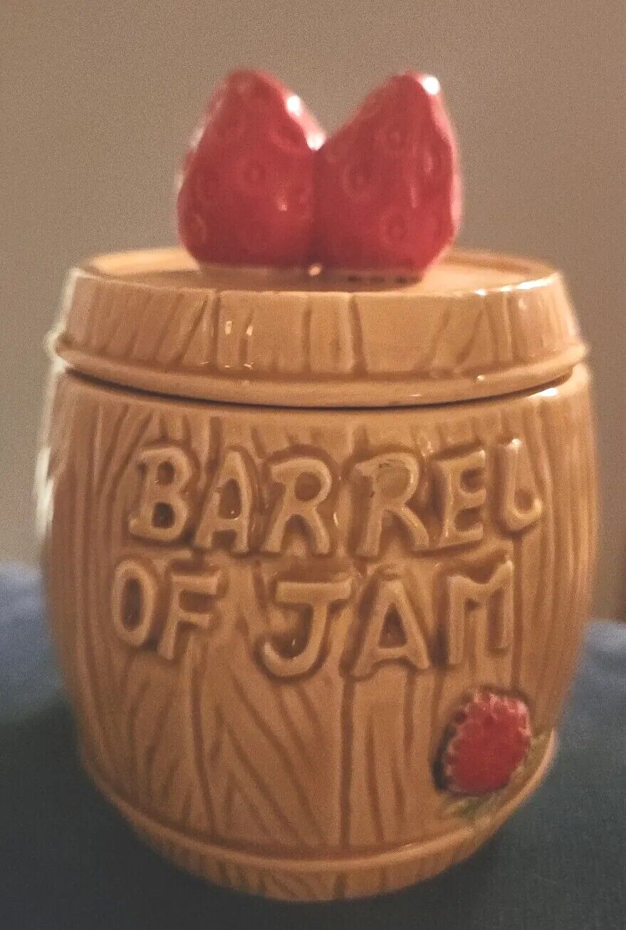Kelvin\'s Barrel Of Jam Strawberry Jar