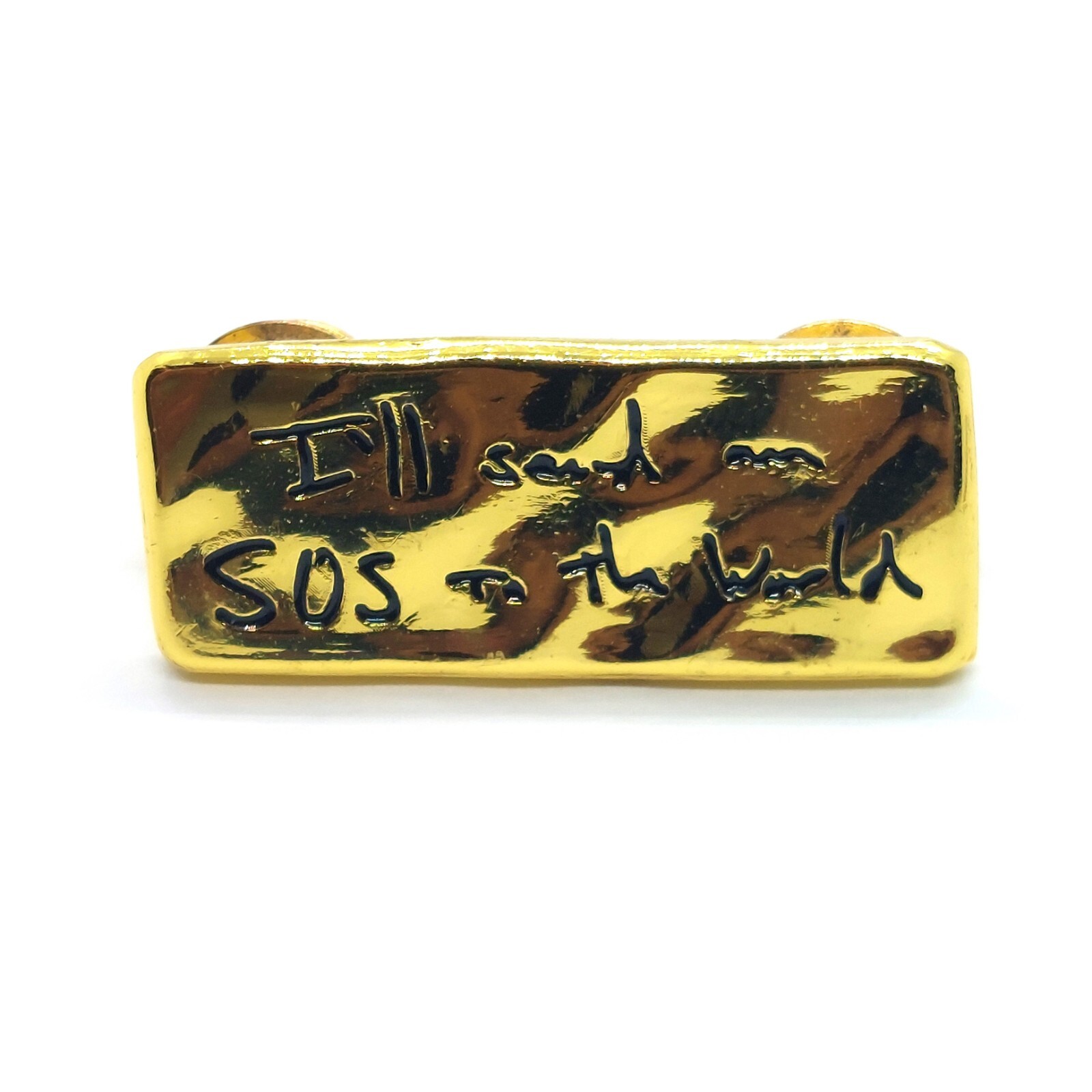 Sting 2022 Pin I\'ll Send an SOS To The World Lapel Enamel Collectible