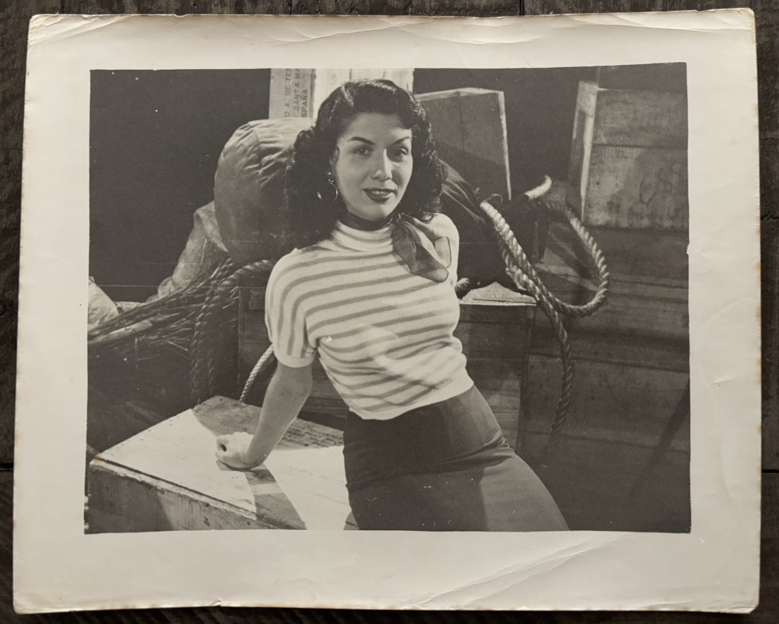 1950s Cuba Circuito CMQ TV Camera Actress 4 Original Photos Havana Television
