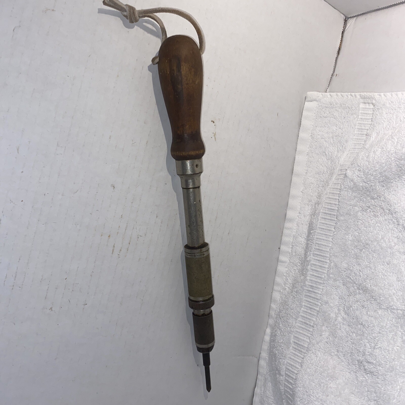 VINTAGE MILLERS FALLS No.61A RATCHETING SCREWDRIVER W/1 BIT USA