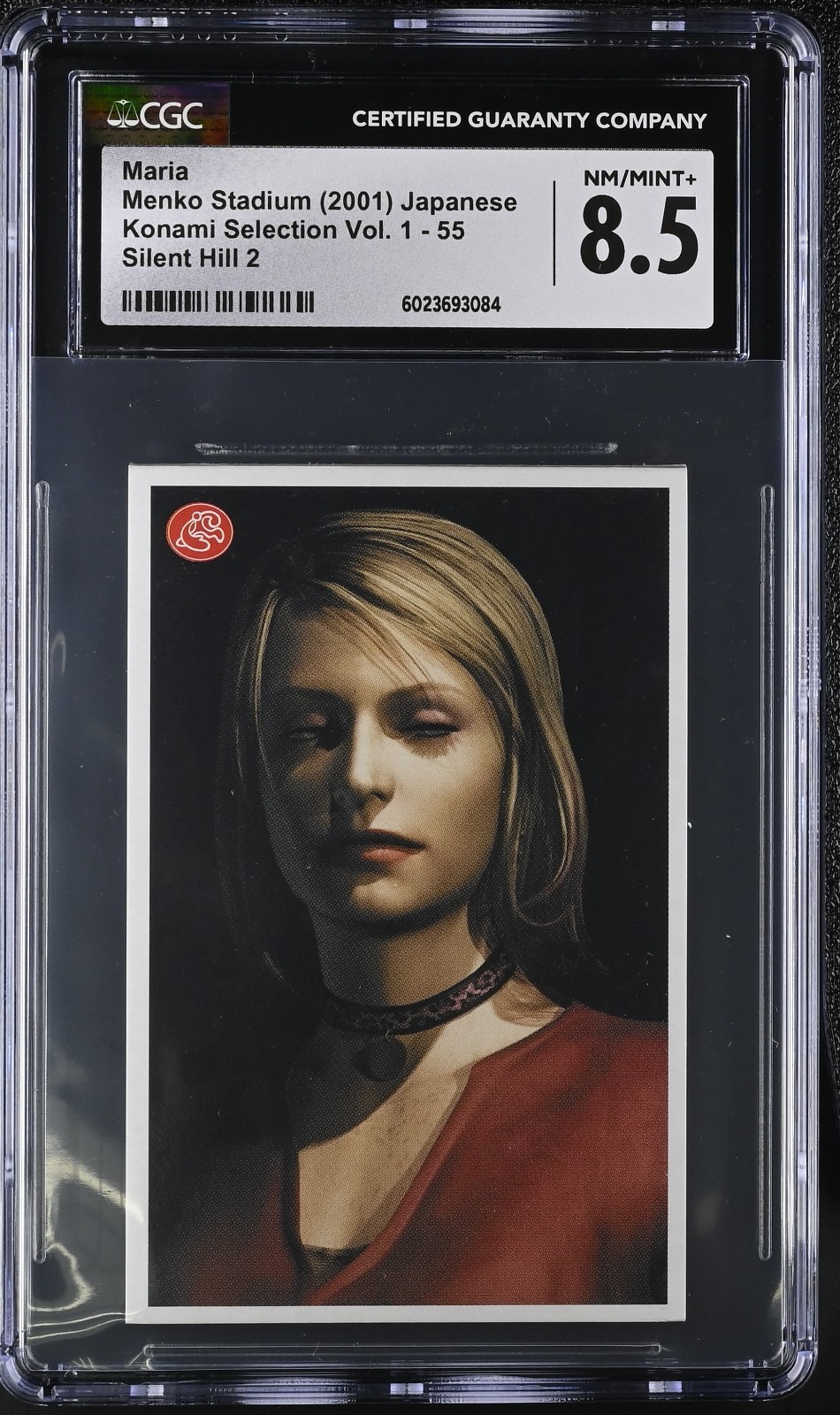 Maria, Silent Hill 2 - CGC 8.5 (2001, Konami Menko Stadium card, Japan) PSA Maria, Silent Hill 2 - CGC 8.5 (2001, Konami Menko Stadium card, Japan) PSA