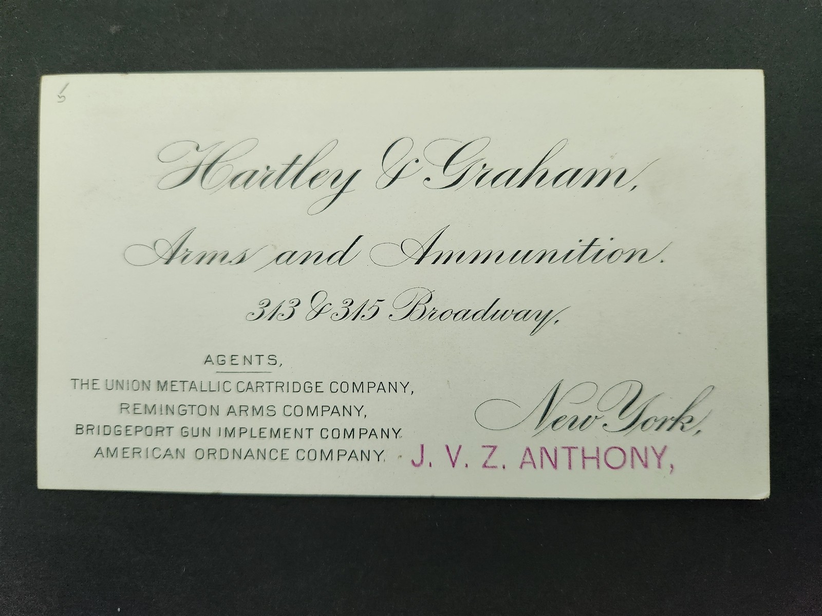 1880s antique HARTLEY & GRAHAM nyc ARMS AMMUNITION nyc REMINGTON BRIDGEPORT GUN