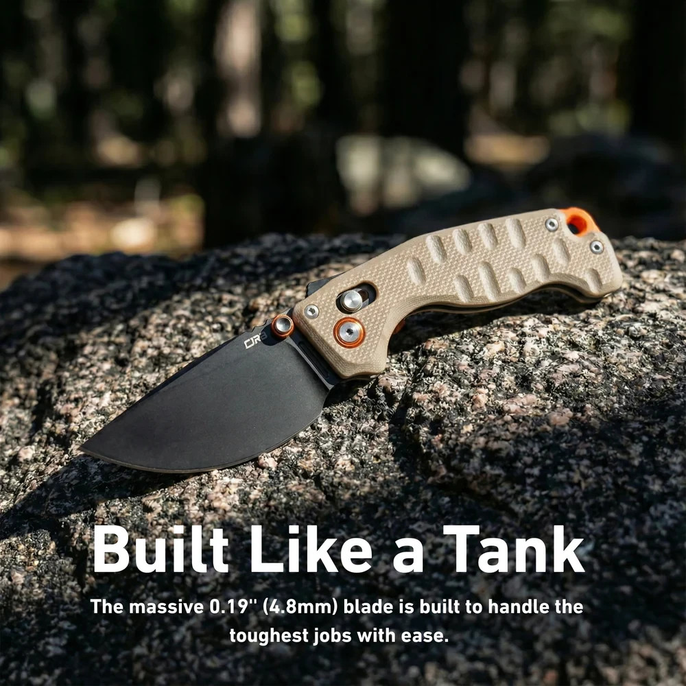 CJRB Doubletap Folding Knife 3.88\