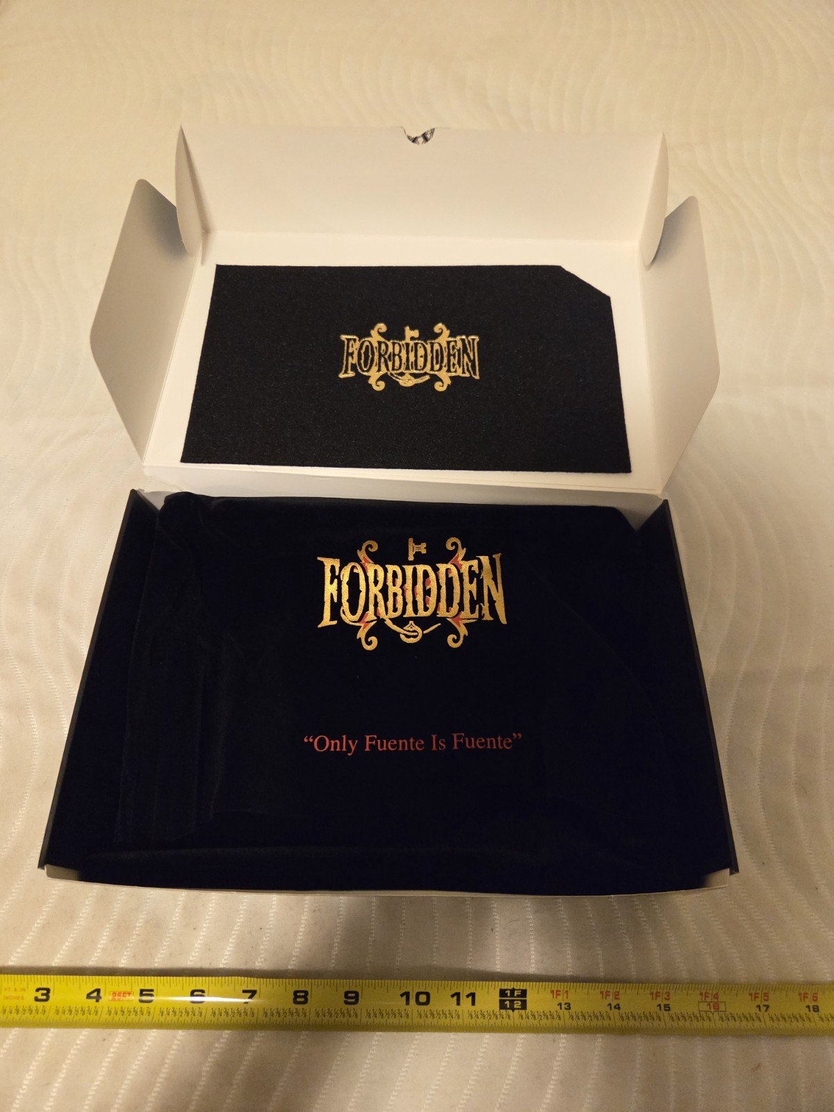 Arturo Fuente Opus X Forbidden Cloth Case And Outer Cardboard Box: New Condition Arturo Fuente Opus X Forbidden Cloth Case And Outer Cardboard Box: New Condition