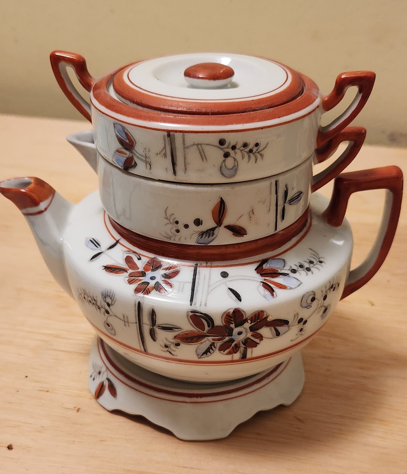 Vintage, TAKITO Co. Tea-for-Two STACKING SET Gorgeous Vintage, TAKITO Co. Tea-for-Two STACKING SET Gorgeous