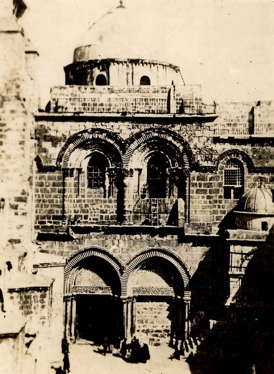 Israel, Jerusalem, Church of the Holy Sepulchre, Original Print, 1920 Israel, Jerusalem, Church of the Holy Sepulchre, Original Print, 1920
