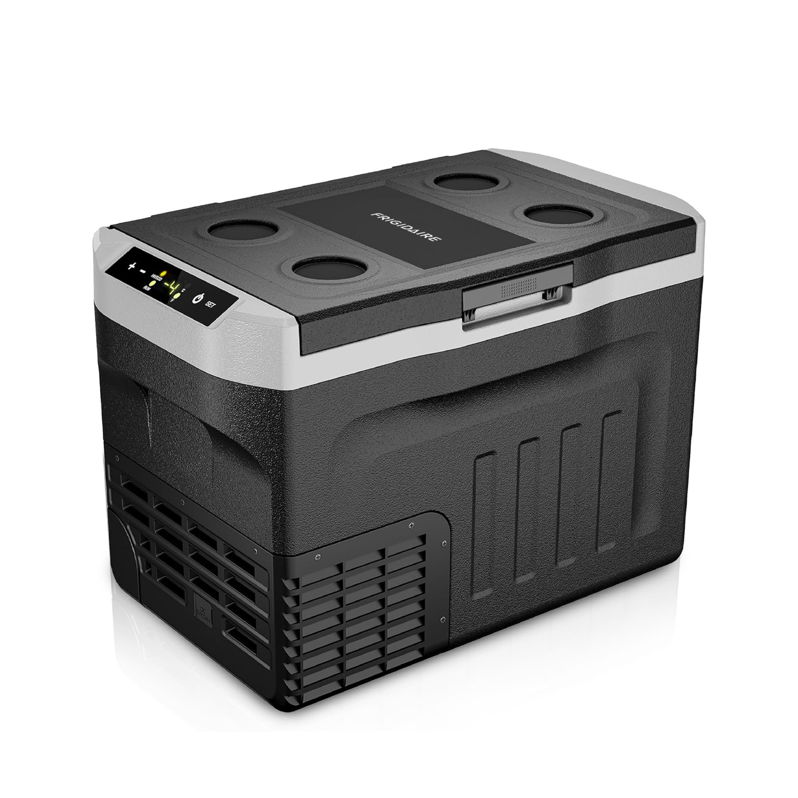 Frigidaire 2-in-1 Portable 12/24V DC & 110-240V AC Compressor Fridge Freezer ... Frigidaire 2-in-1 Portable 12/24V DC & 110-240V AC Compressor Fridge Freezer ...